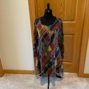 Papillon dress Shoulder to shoulder 15 inches.  Length 35 inches